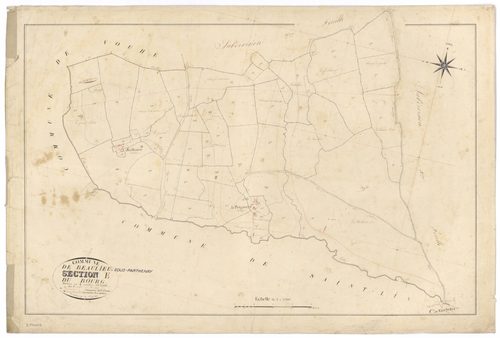 Beaulieu-sous-Parthenay - FRAD079_CADASTRE_NAPOLEONIEN Section E4 dite du Bourg 