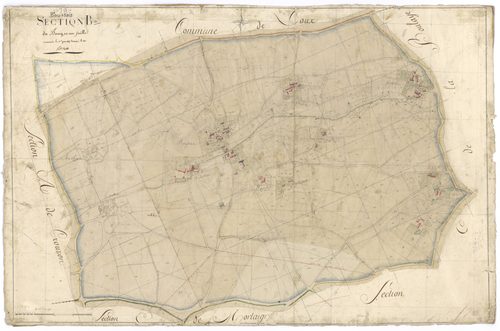 Beaussais - FRAD079_CADASTRE_NAPOLEONIEN Section B dite du Bourg 