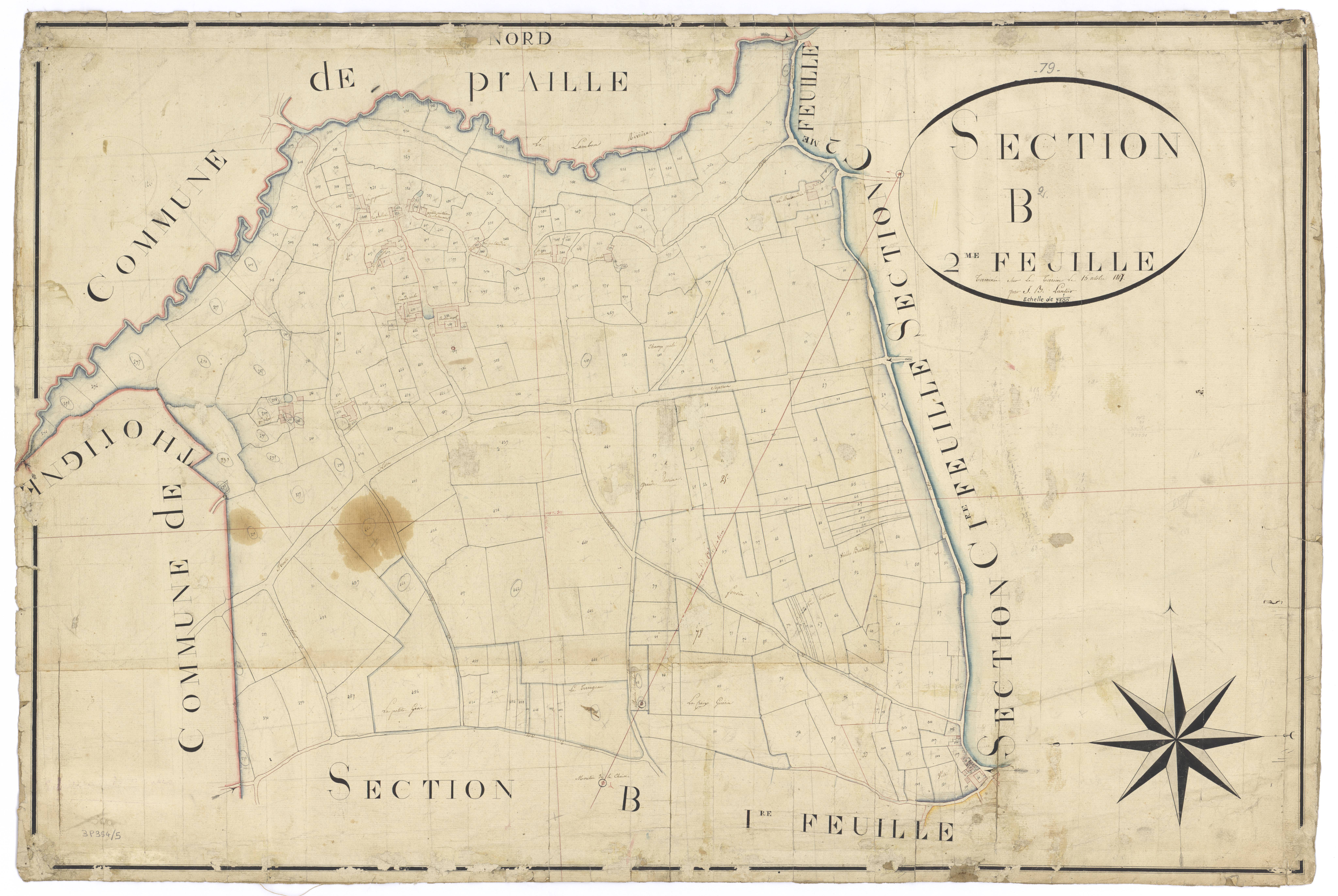 Beaussais - FRAD079_CADASTRE_NAPOLEONIEN Section B2 dite de Vitré 