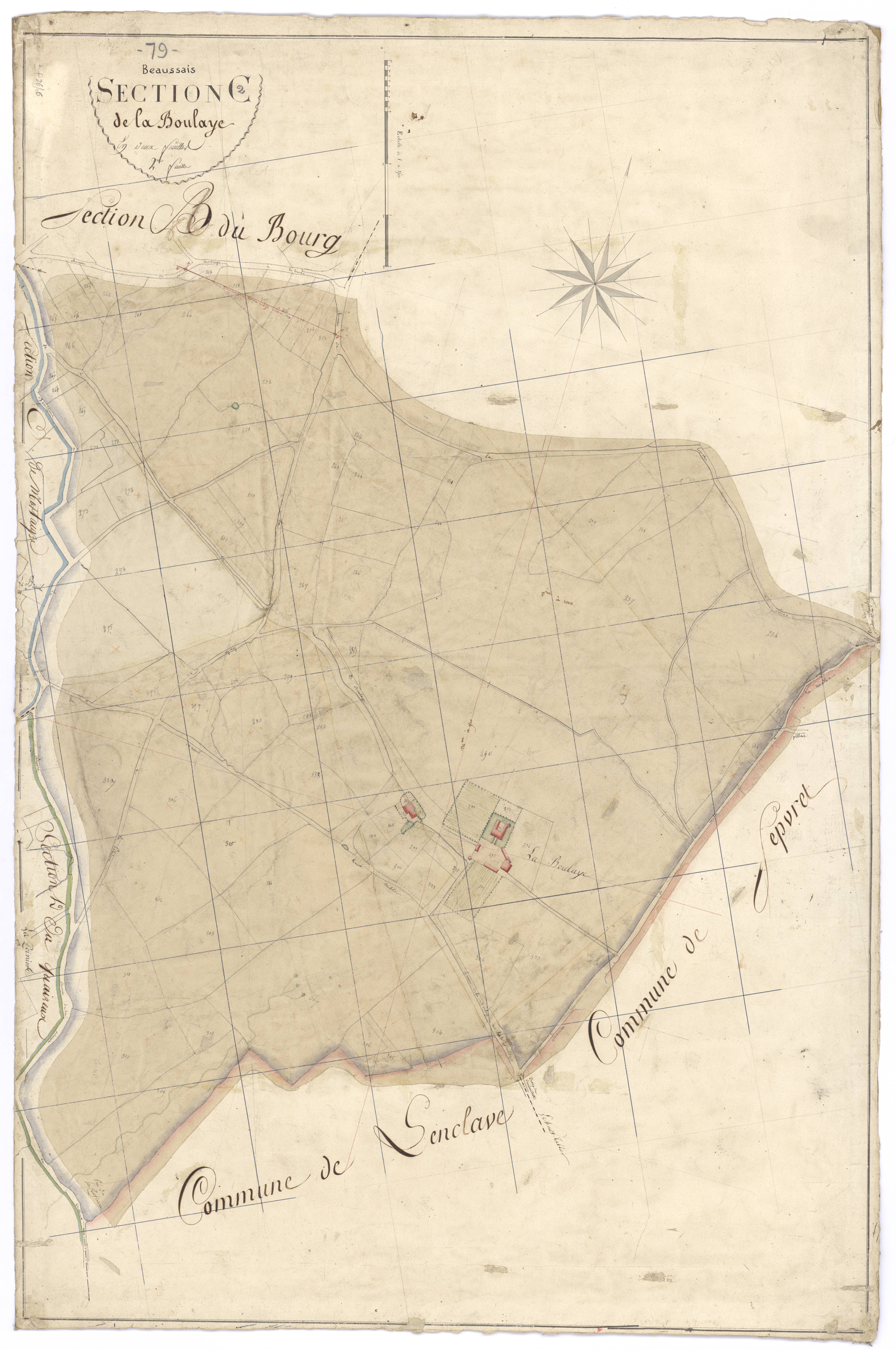 Beaussais - FRAD079_CADASTRE_NAPOLEONIEN Section C2 dite de la Boulaye 