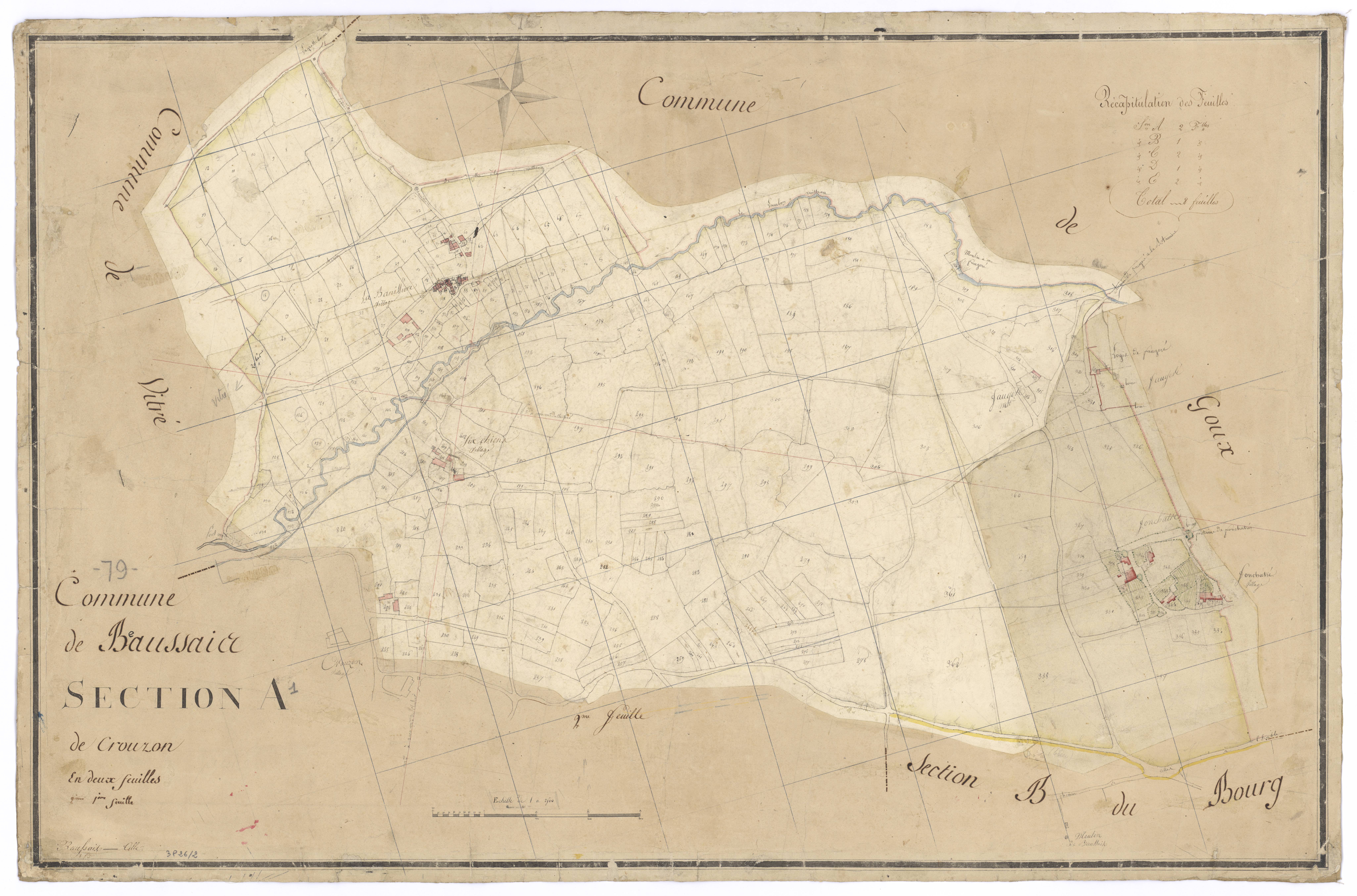 Beaussais - FRAD079_CADASTRE_NAPOLEONIEN Section A1 dite de Crouzon 