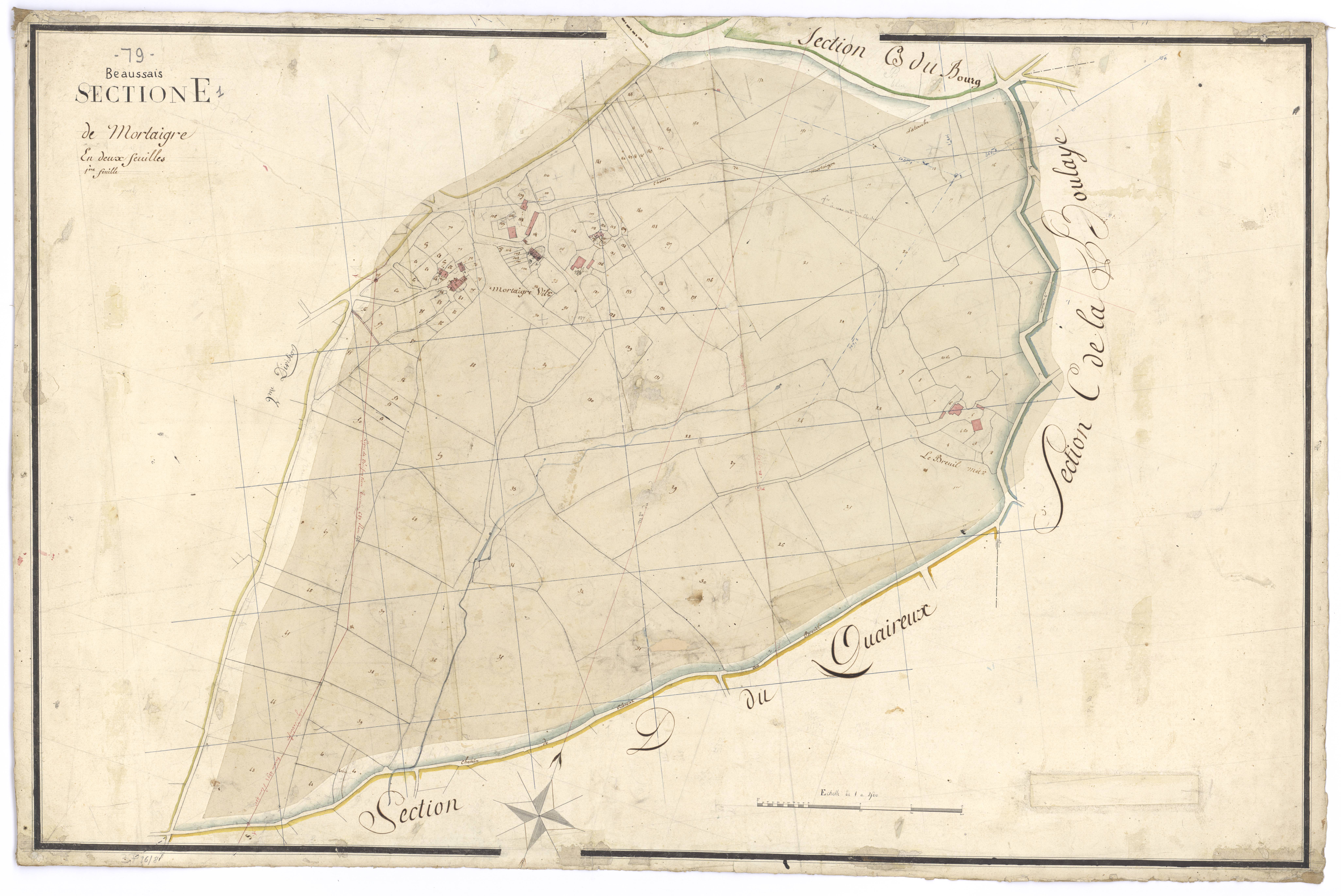 Beaussais - FRAD079_CADASTRE_NAPOLEONIEN Section E1 dite de Mortaigre 