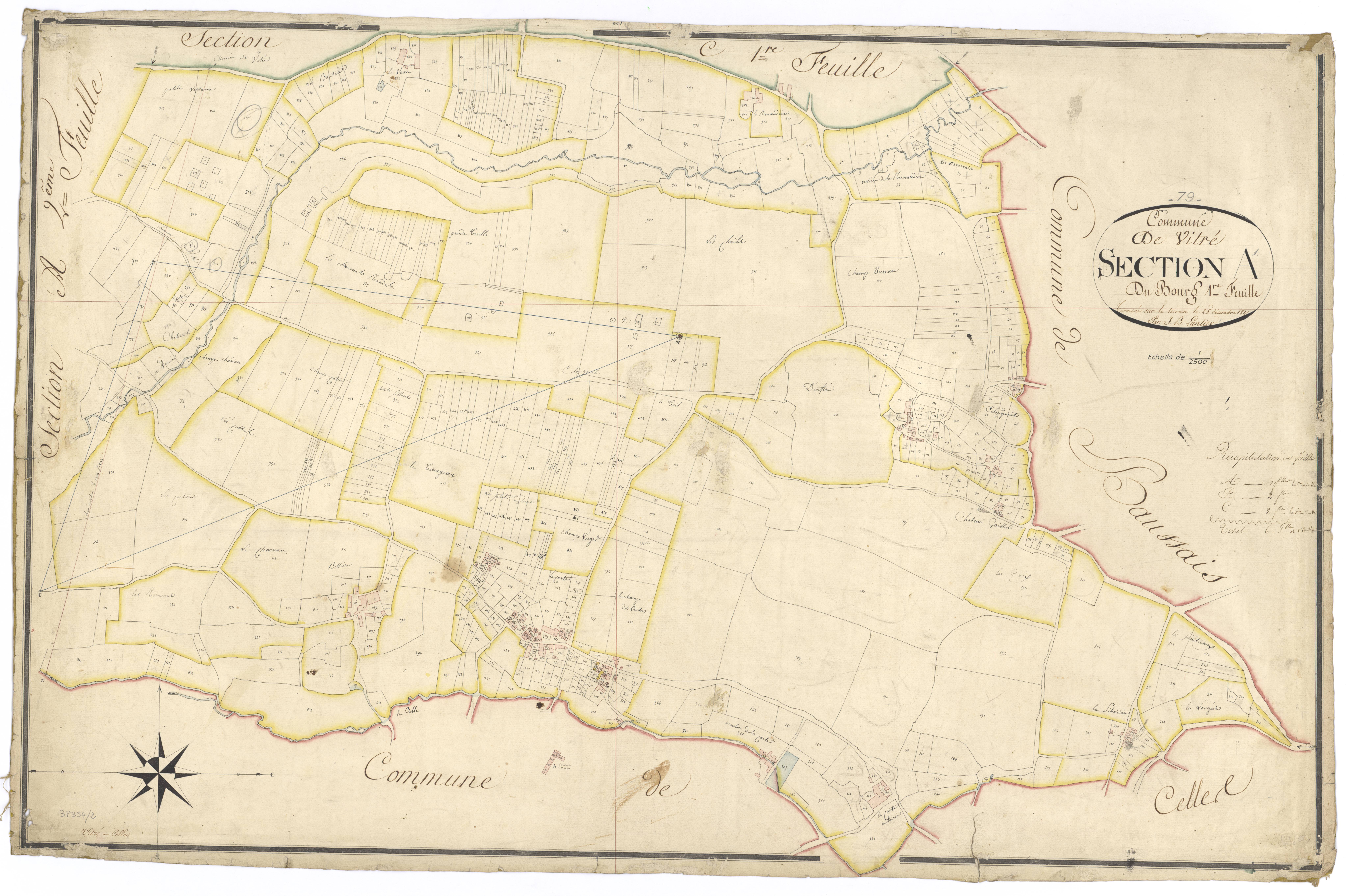Beaussais - FRAD079_CADASTRE_NAPOLEONIEN Section A1 dite du Bourg 