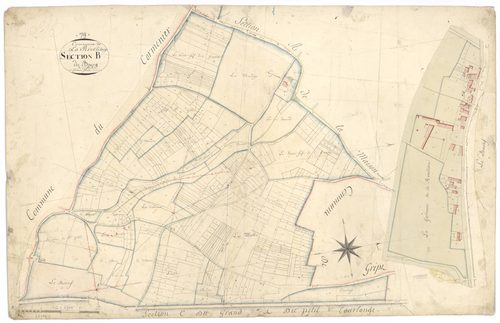 Beauvoir-sur-Niort - FRAD079_CADASTRE_NAPOLEONIEN Section B dite du Bourg 