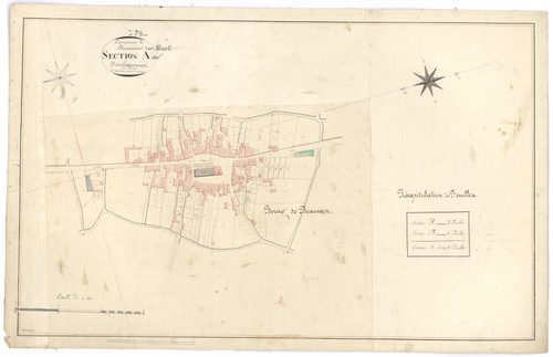Beauvoir-sur-Niort - FRAD079_CADASTRE_NAPOLEONIEN Section A développement 