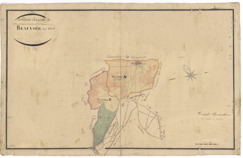 Beauvoir-sur-Niort - FRAD079_CADASTRE_NAPOLEONIEN Tableau d'assemblage 