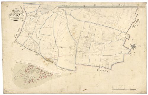 Beauvoir-sur-Niort - FRAD079_CADASTRE_NAPOLEONIEN Section C dite de la Plaine du Grand et Petit Courlonge 