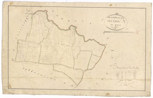 Béceleuf - FRAD079_CADASTRE_NAPOLEONIEN Section A1 dite du Plet 