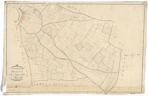 Béceleuf - FRAD079_CADASTRE_NAPOLEONIEN Section D2 dite de la Marzelle 