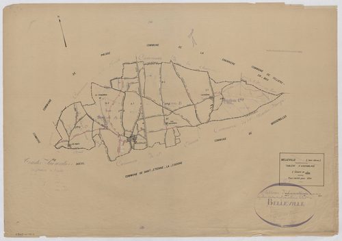 Belleville - FRAD079_CADASTRE_RECENT Tableau d'assemblage (Feuille 2) 