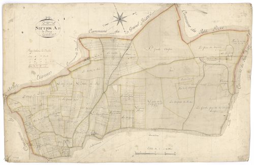 Belleville - FRAD079_CADASTRE_NAPOLEONIEN Section A1 dite du Bourg 