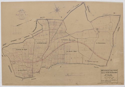 Belleville - FRAD079_CADASTRE_RECENT Section A (Feuille 2) 
