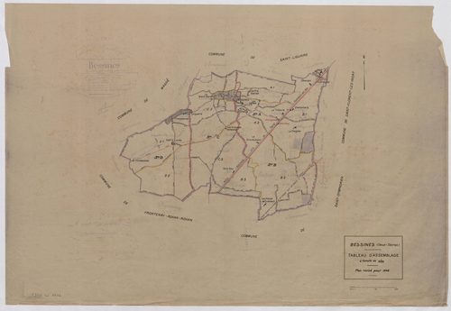 Bessines - FRAD079_CADASTRE_RECENT Tableau d'assemblage (Feuille 1) 