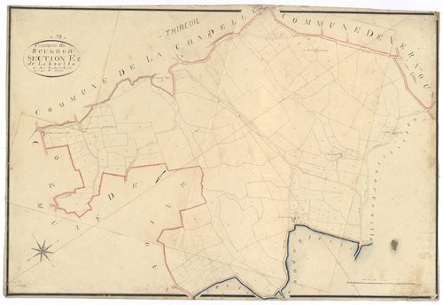 Le Beugnon - FRAD079_CADASTRE_NAPOLEONIEN Section E2 dite de la Boulle 