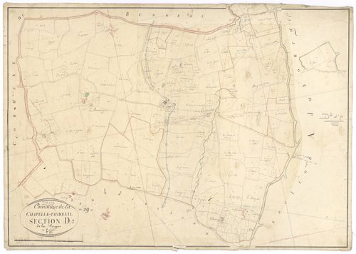 Le Beugnon - FRAD079_CADASTRE_NAPOLEONIEN Section D2 dite de la Vergne 