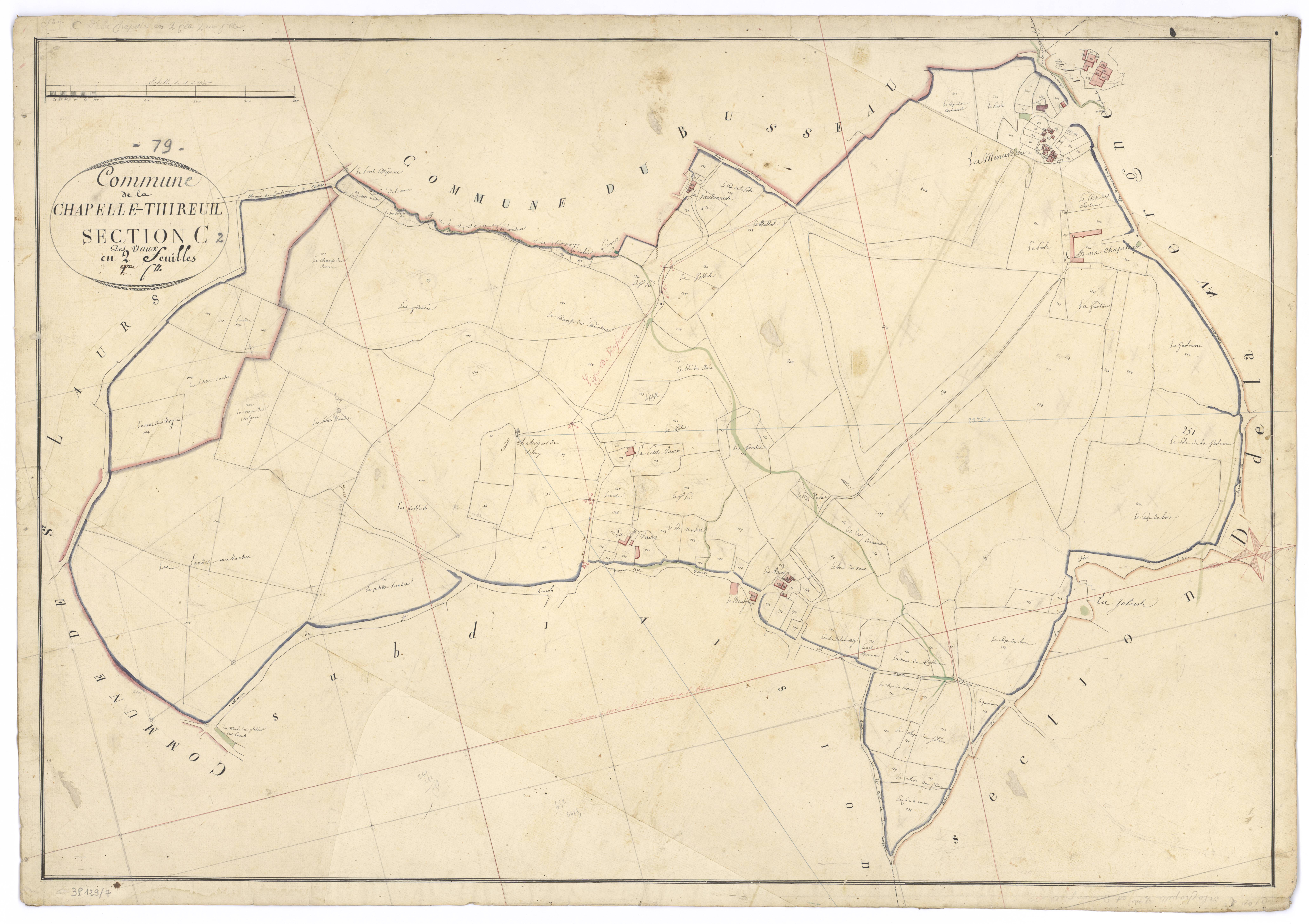 Le Beugnon - FRAD079_CADASTRE_NAPOLEONIEN Section C2 dite des Vaux 