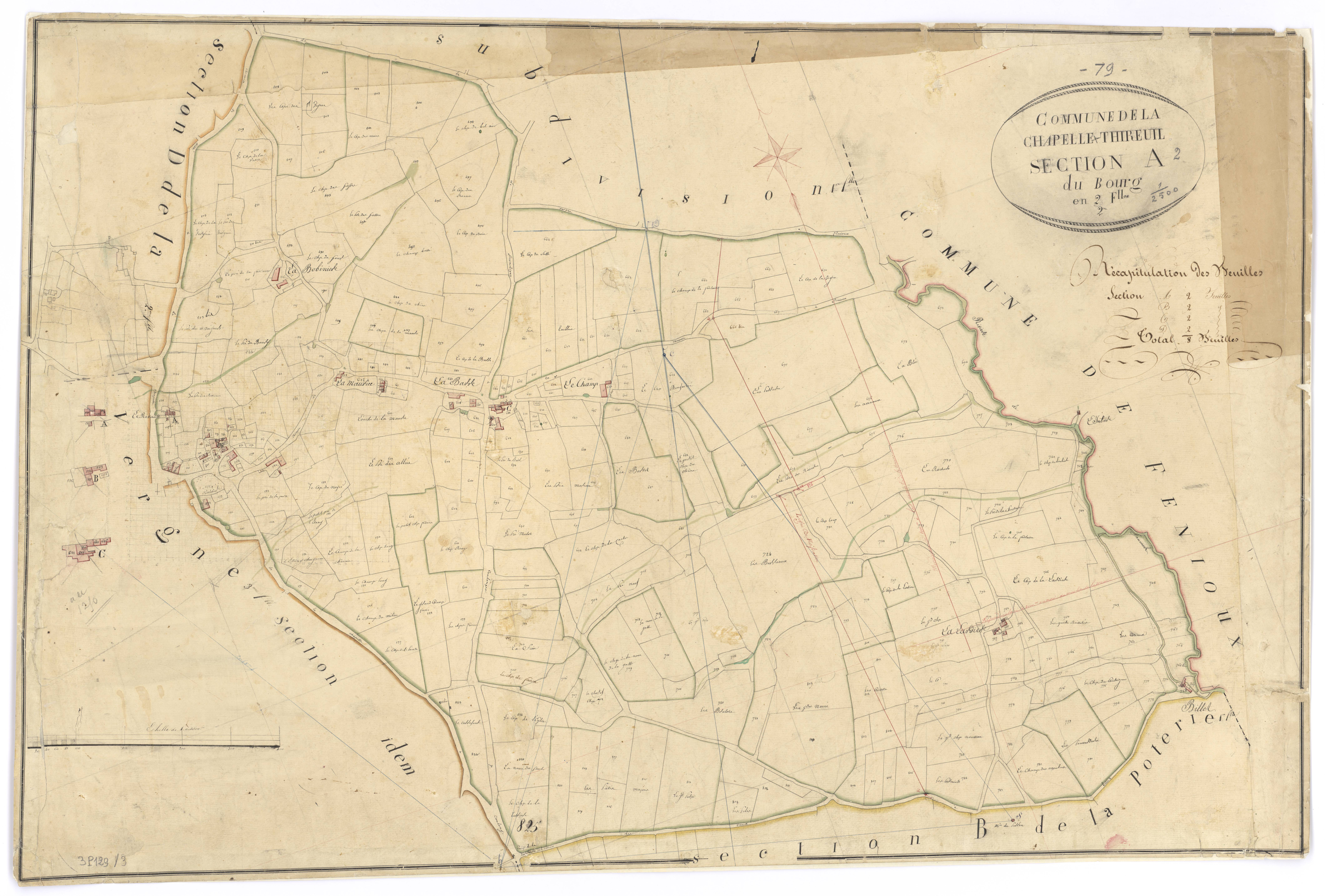 Le Beugnon - FRAD079_CADASTRE_NAPOLEONIEN Section A2 dite du Bourg 