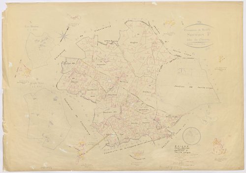 Boismé - FRAD079_CADASTRE_RECENT Section F (Feuille unique) 