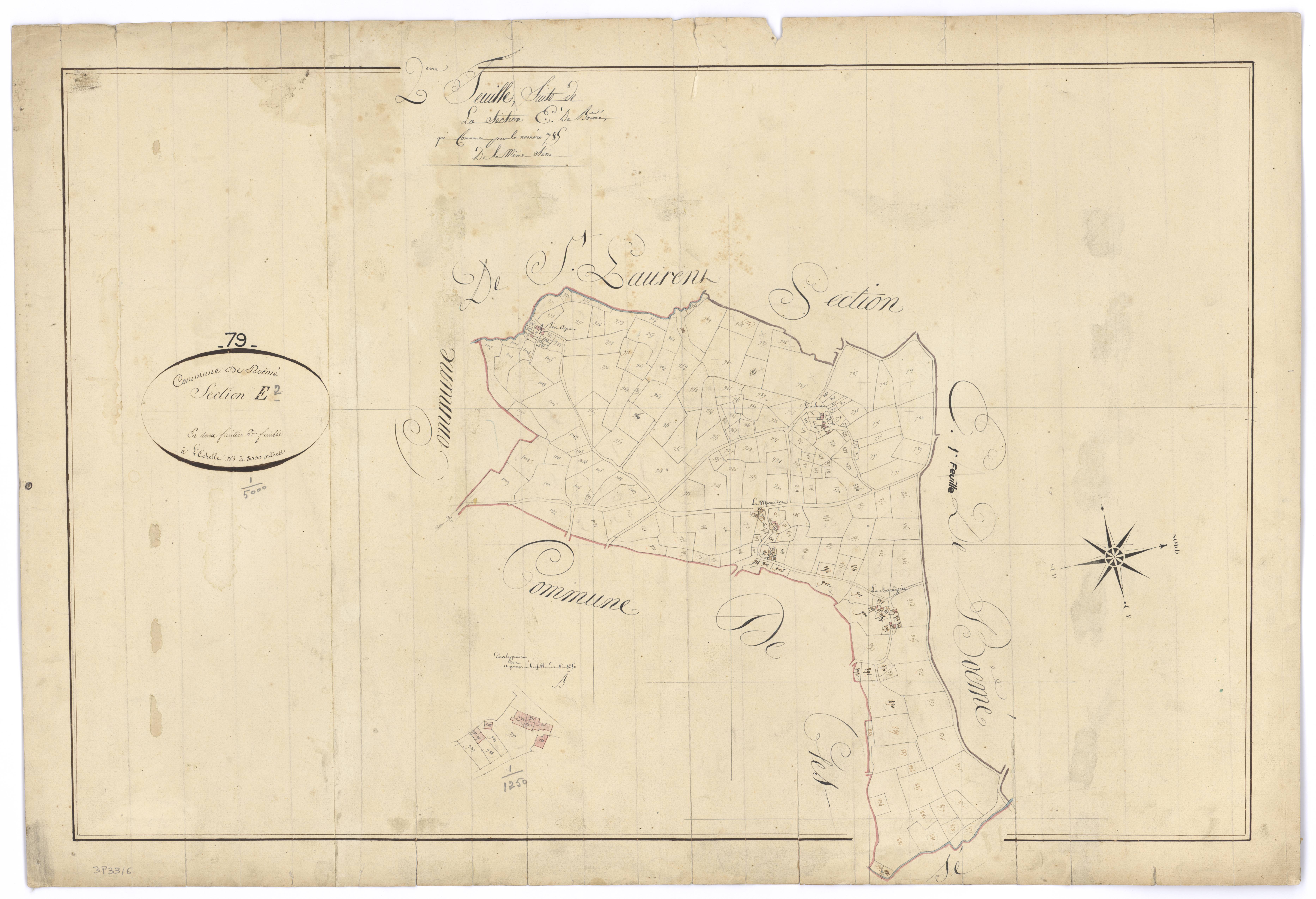 Boismé - FRAD079_CADASTRE_NAPOLEONIEN Section E2 