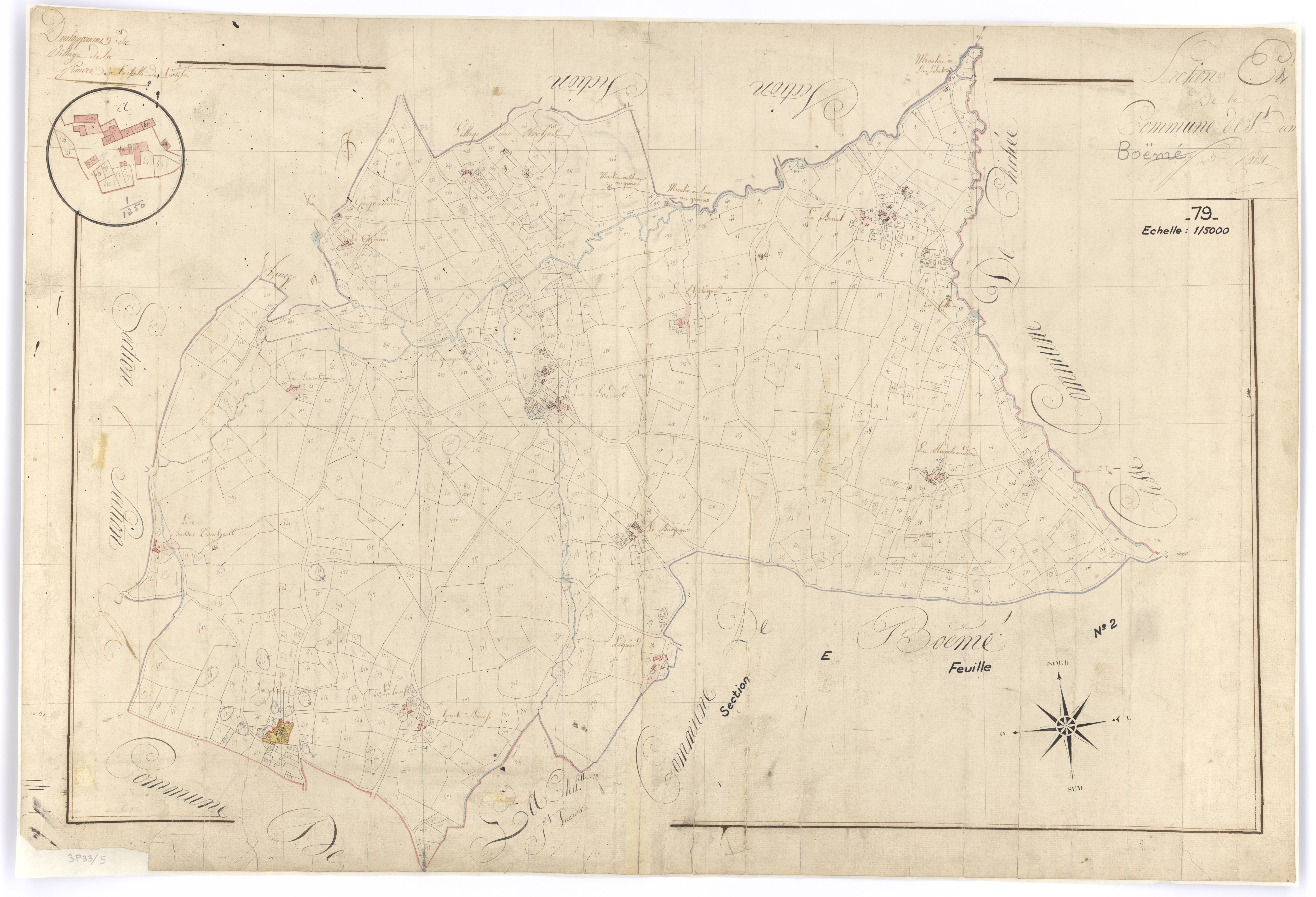 Boismé - FRAD079_CADASTRE_NAPOLEONIEN Section E1 