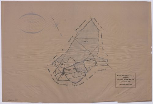 Boisserolles - FRAD079_CADASTRE_RECENT Tableau d'assemblage (Feuille 1) 