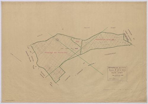 Boisserolles - FRAD079_CADASTRE_RECENT Section B (Feuille 2) 