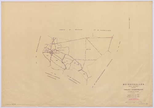 Boisserolles - FRAD079_CADASTRE_RECENT Tableau d'assemblage (Feuille 4) 