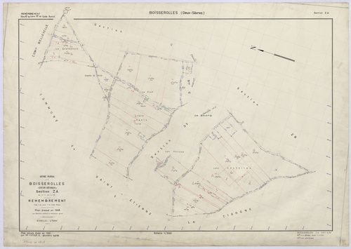 Boisserolles - FRAD079_CADASTRE_RECENT Section ZA (Feuille 2) 