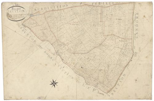 Bougon - FRAD079_CADASTRE_NAPOLEONIEN Section B2 dite de la Prairie de Bougon 