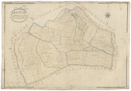 Bougon - FRAD079_CADASTRE_NAPOLEONIEN Section C1 dite de Gandonné 