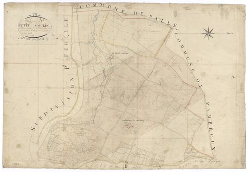 Bougon - FRAD079_CADASTRE_NAPOLEONIEN Section A2 dite du Petit Moulin 