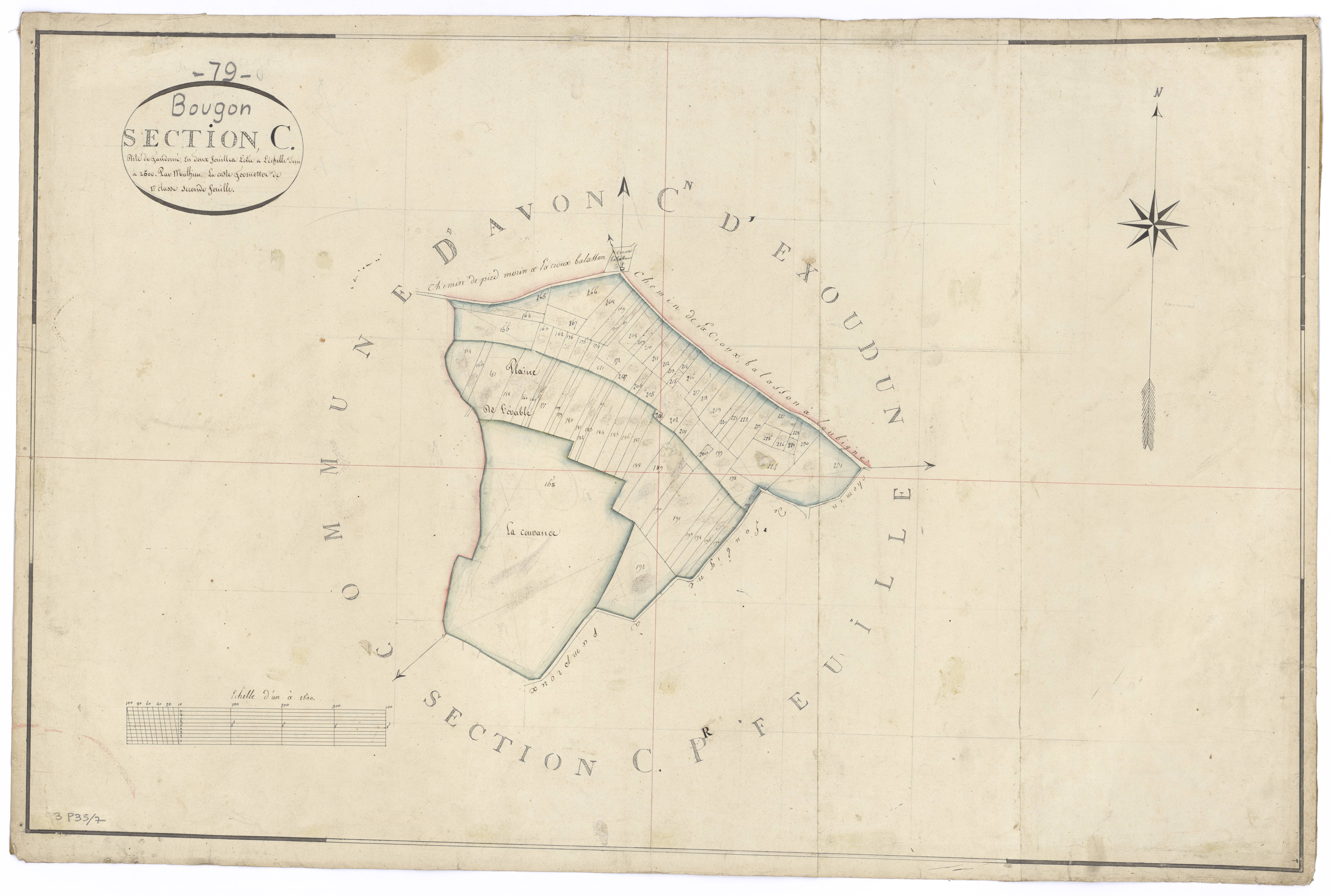 Bougon - FRAD079_CADASTRE_NAPOLEONIEN Section C2 dite de Gandonné 