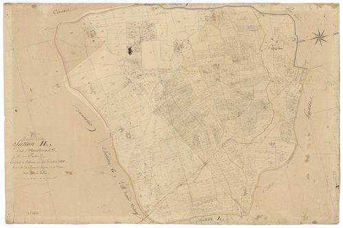Bouillé-Loretz - FRAD079_CADASTRE_NAPOLEONIEN Section H dite de la Moucleries 