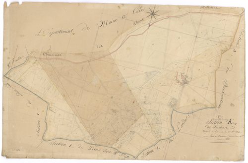 Bouillé-Loretz - FRAD079_CADASTRE_NAPOLEONIEN Section K dite de Ferrière 