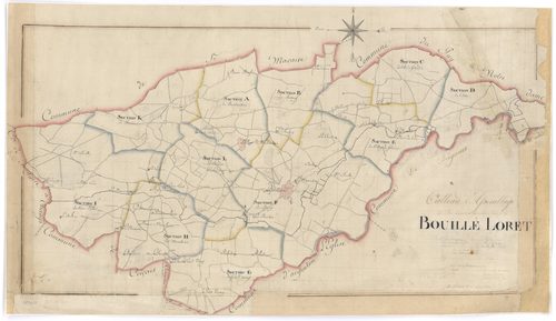 Bouillé-Loretz - FRAD079_CADASTRE_NAPOLEONIEN Tableau d'assemblage 