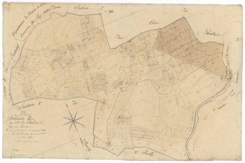 Bouillé-Loretz - FRAD079_CADASTRE_NAPOLEONIEN Section E dite du Village de Glandes 