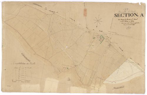 Bouillé-Saint-Paul - FRAD079_CADASTRE_NAPOLEONIEN Section A1 dite du Bourg 