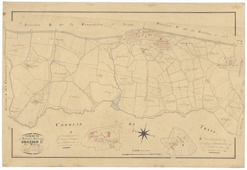 Bouin - FRAD079_CADASTRE_NAPOLEONIEN Section E1 dite du Bourg 