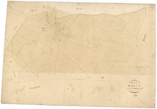 Bouin - FRAD079_CADASTRE_NAPOLEONIEN Section A1 dite du Bourg 