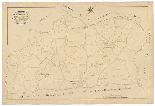 Bouin - FRAD079_CADASTRE_NAPOLEONIEN Section A3 dite des Galandières 