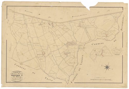 Bouin - FRAD079_CADASTRE_NAPOLEONIEN Section E2 dite du Bourg 