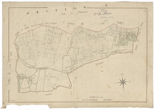 Le Bourdet - FRAD079_CADASTRE_NAPOLEONIEN Section F dite de Chatenat 