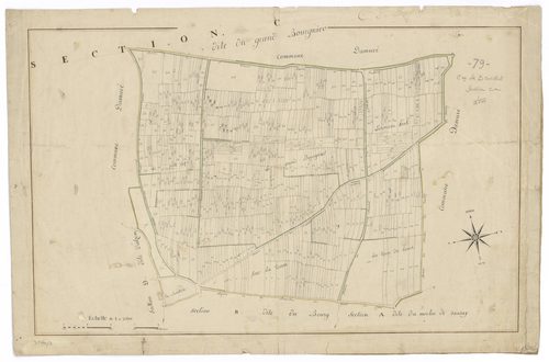 Le Bourdet - FRAD079_CADASTRE_NAPOLEONIEN Section C dite du Grand Bourgnier 