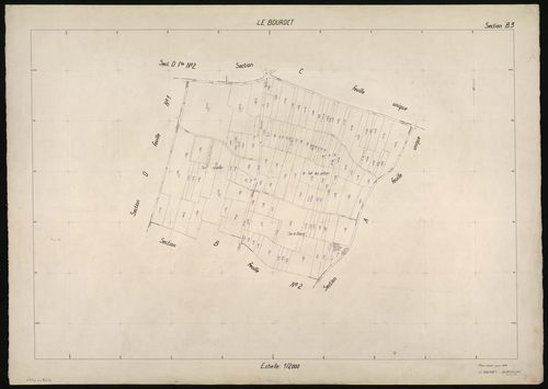Le Bourdet - FRAD079_CADASTRE_RECENT Section B (Feuille 3) 