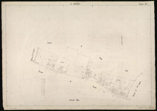 Le Bourdet - FRAD079_CADASTRE_RECENT Section B (Feuille 2) 