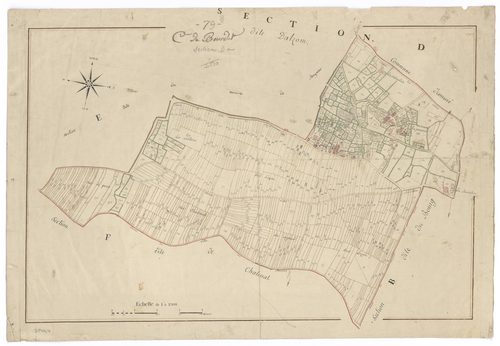 Le Bourdet - FRAD079_CADASTRE_NAPOLEONIEN Section D dite d' Alzom 