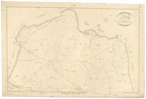 Boussais - FRAD079_CADASTRE_NAPOLEONIEN Section B1 dite du Bourg 