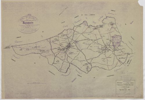 Boussais - FRAD079_CADASTRE_RECENT Tableau d'assemblage 