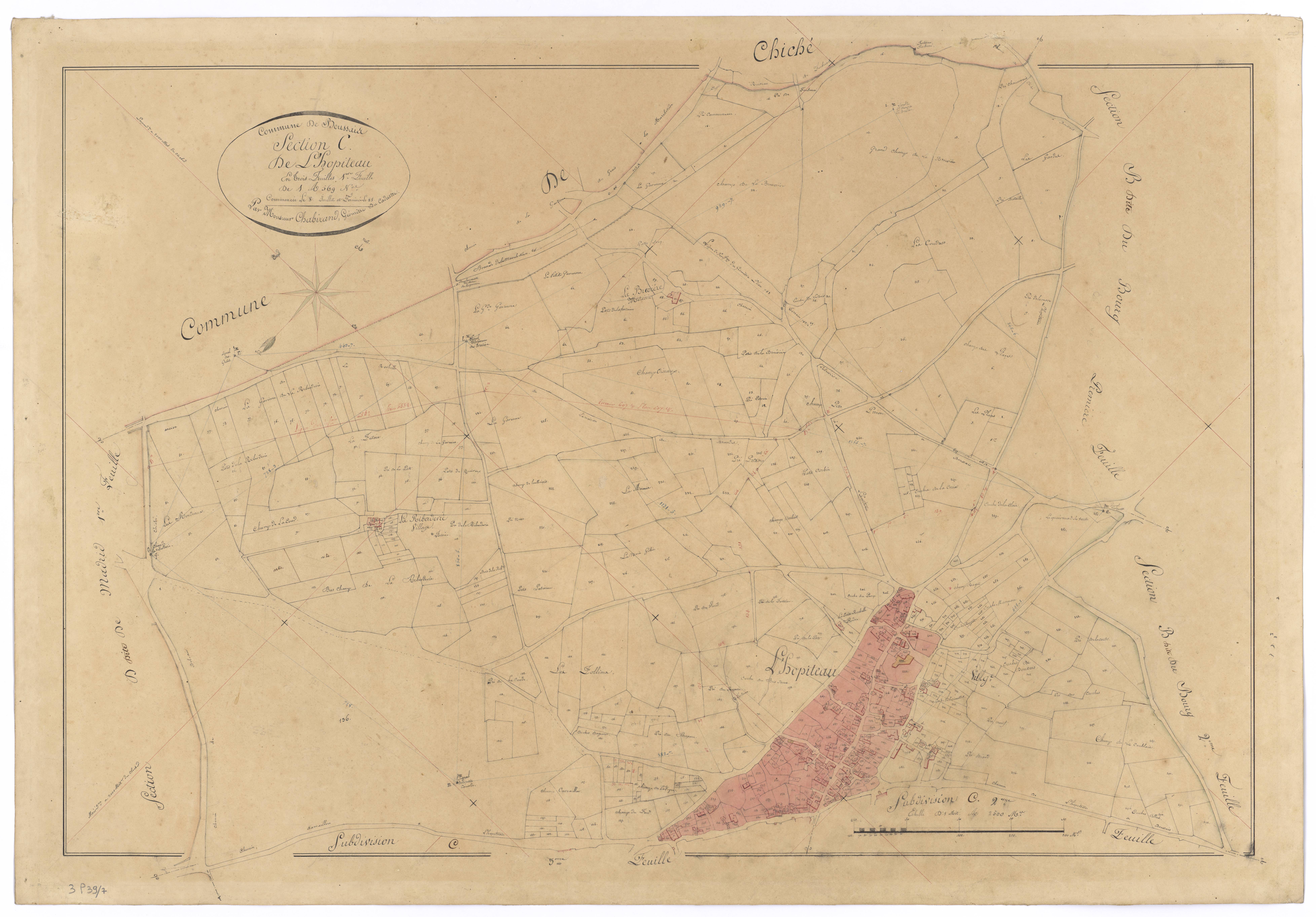 Boussais - FRAD079_CADASTRE_NAPOLEONIEN Section C1 dite de l'Hopiteau 