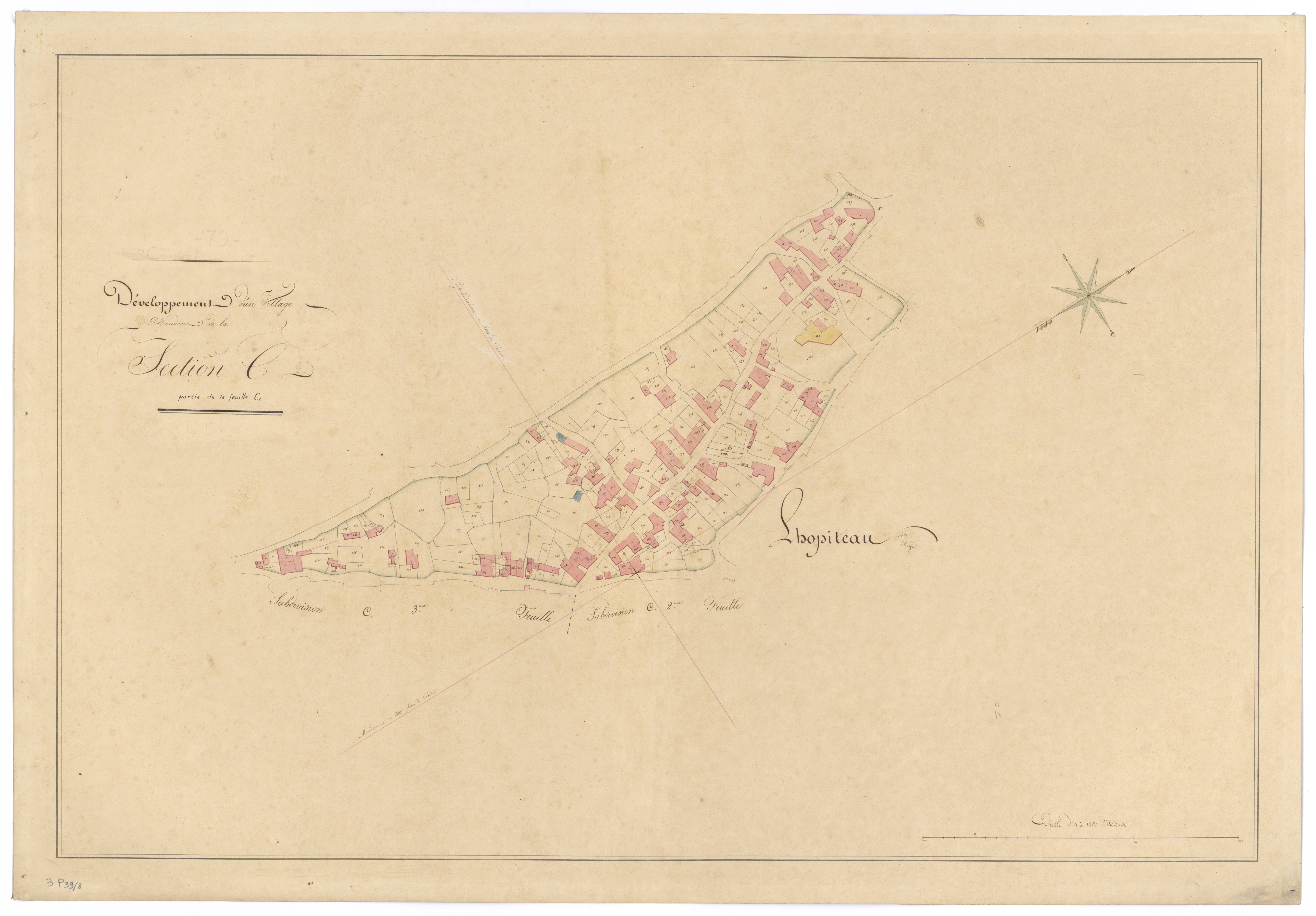 Boussais - FRAD079_CADASTRE_NAPOLEONIEN Développement de la section C1 